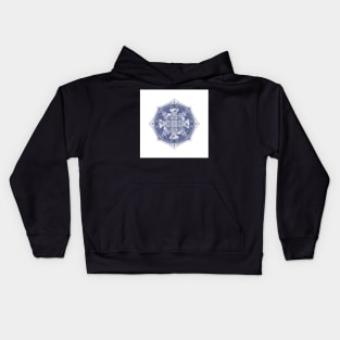 Blue Monarchs Kids Hoodie